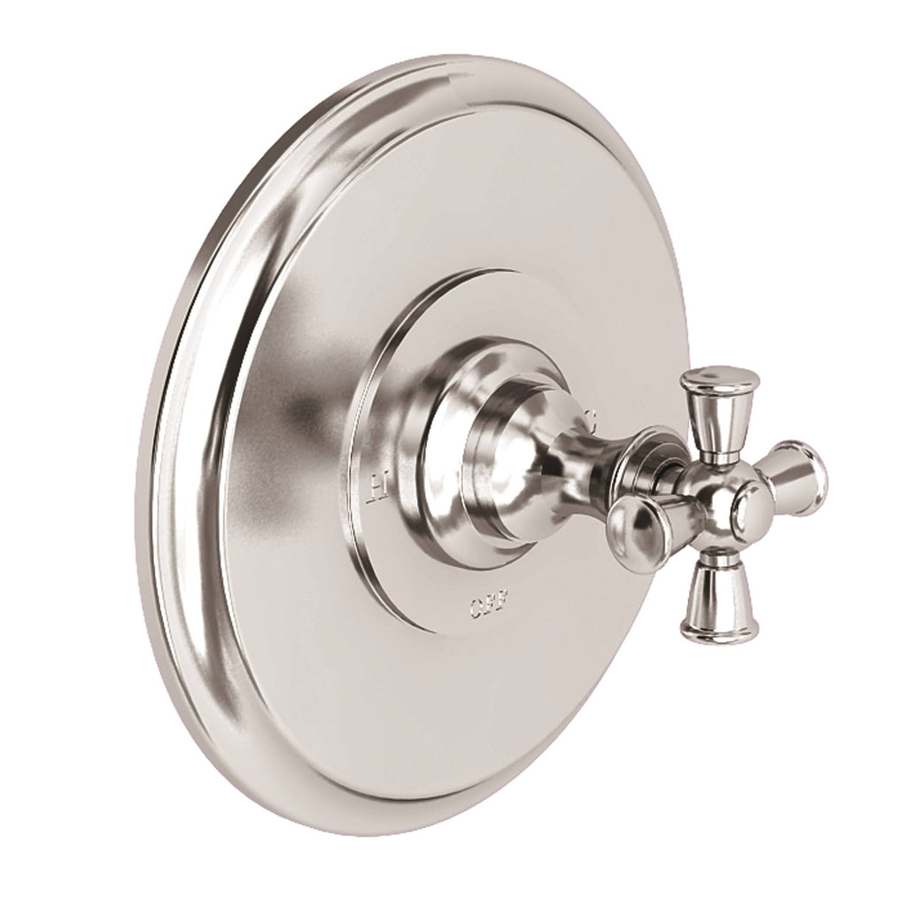 White Pressure Balanced Shower Trim N39608