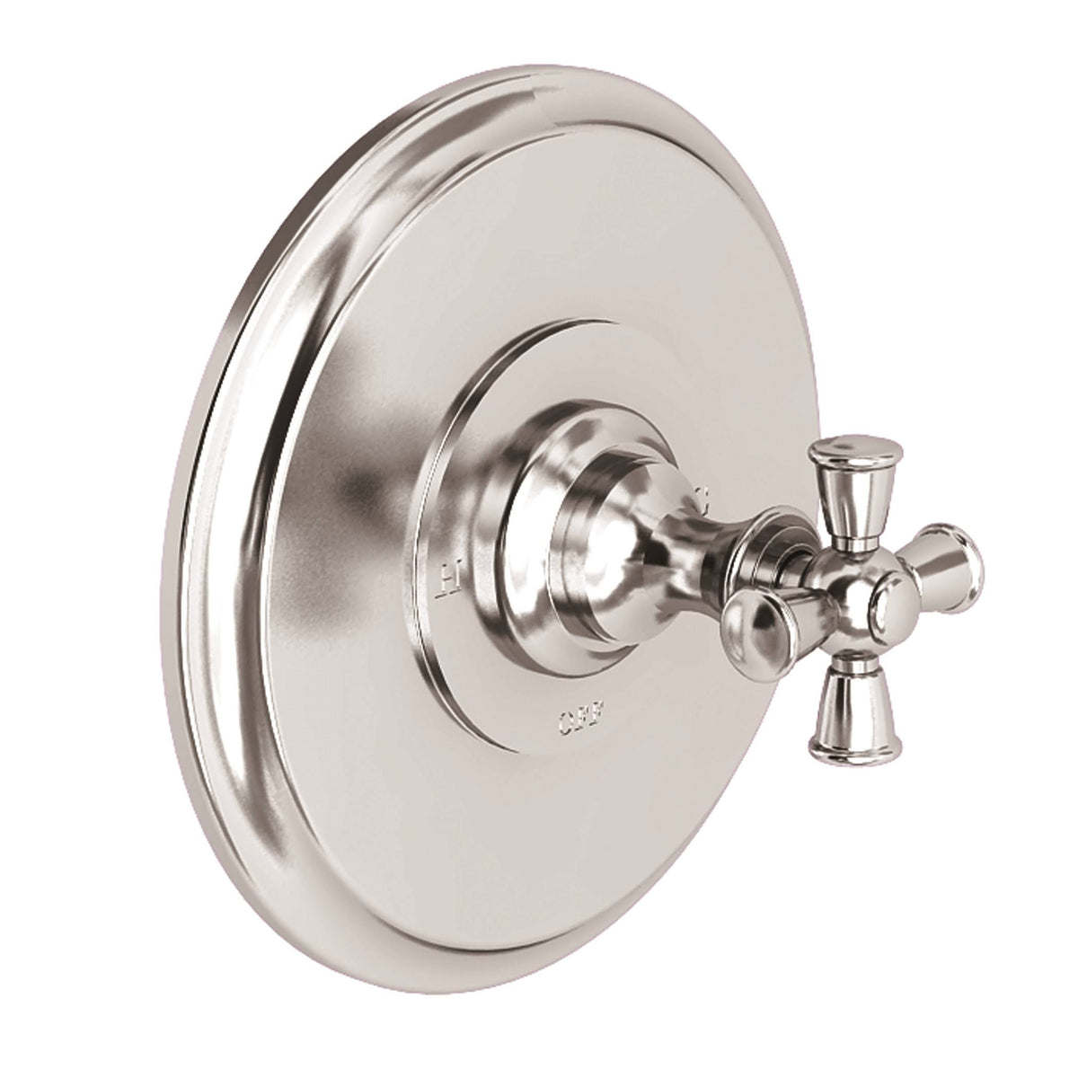 White Pressure Balanced Shower Trim N39608
