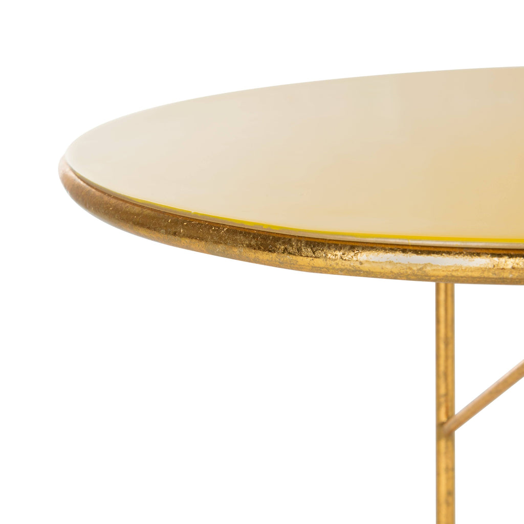Round C Table Yellow/Gold M44661