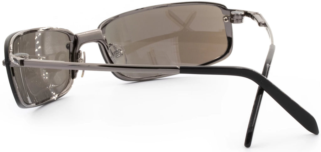 Rectangle Sunglasses with 4 Magnetic Clip-On Lenses Q2159
