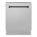 24 inch Tall Dishwasher in Stainless Steel with Matte Black Handle B7274