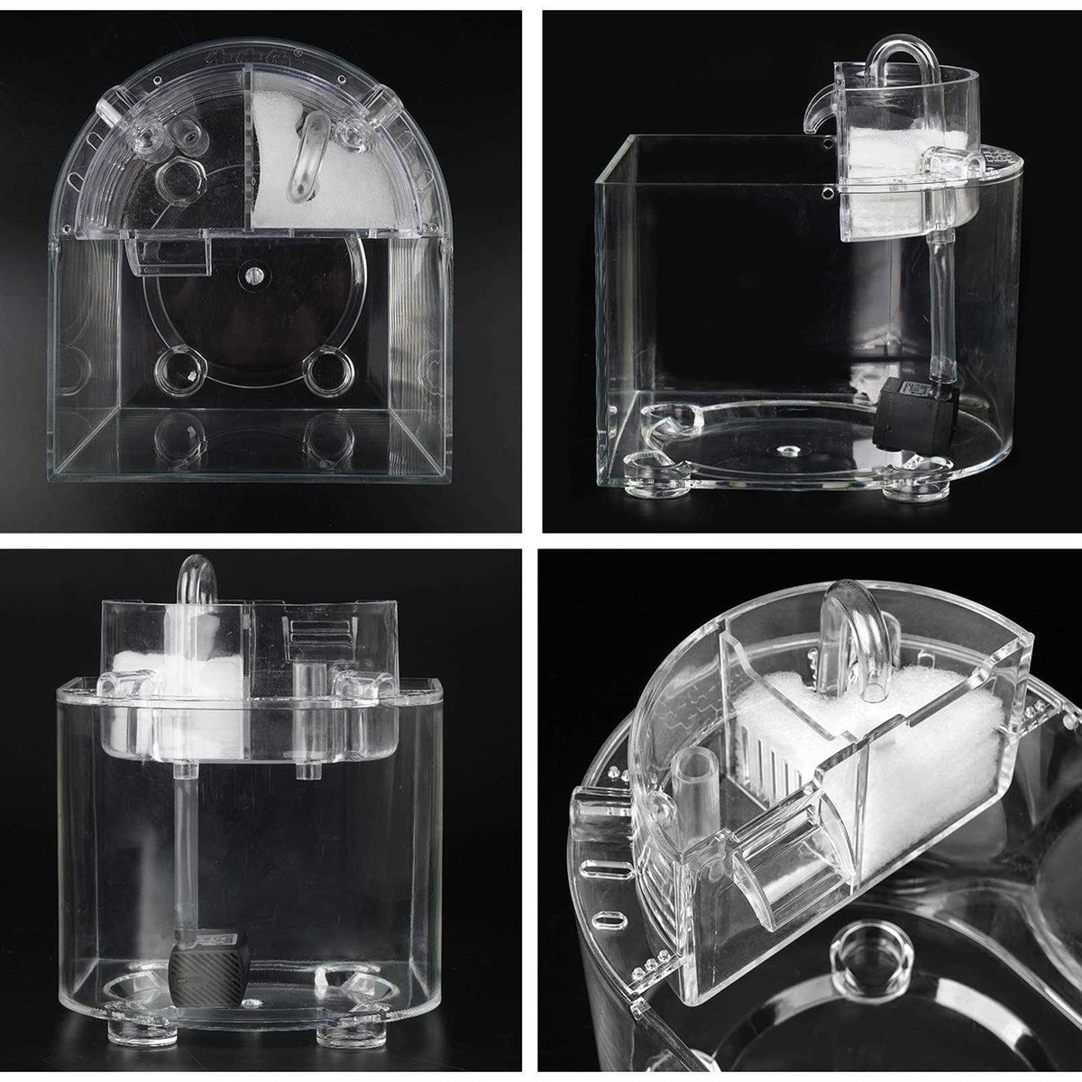 1.6 Gallon Betta Fish Tank Aquarium with Heater and Filter Z31911