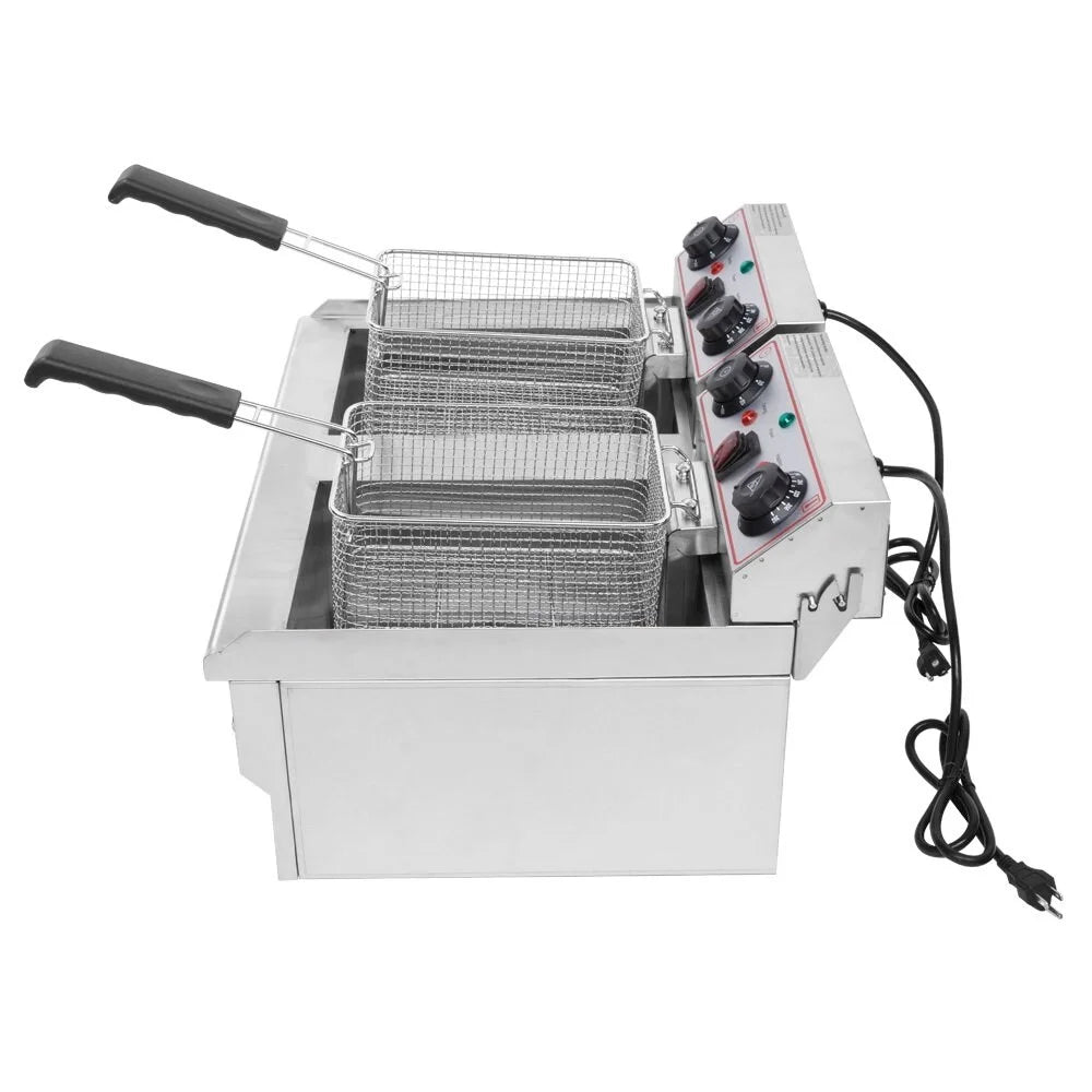 24.9QT Stainless Steel Deep Fryer X18713
