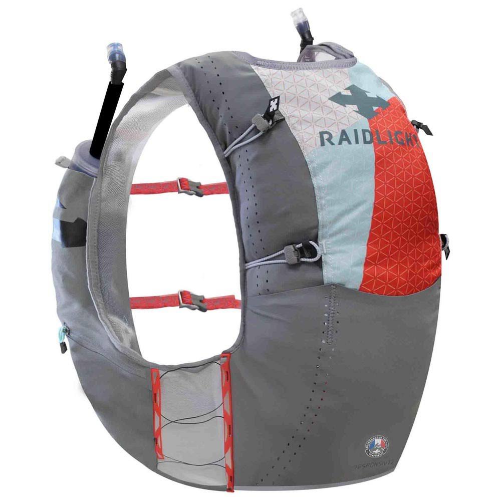 Grey Red Blue 12L Vest L240