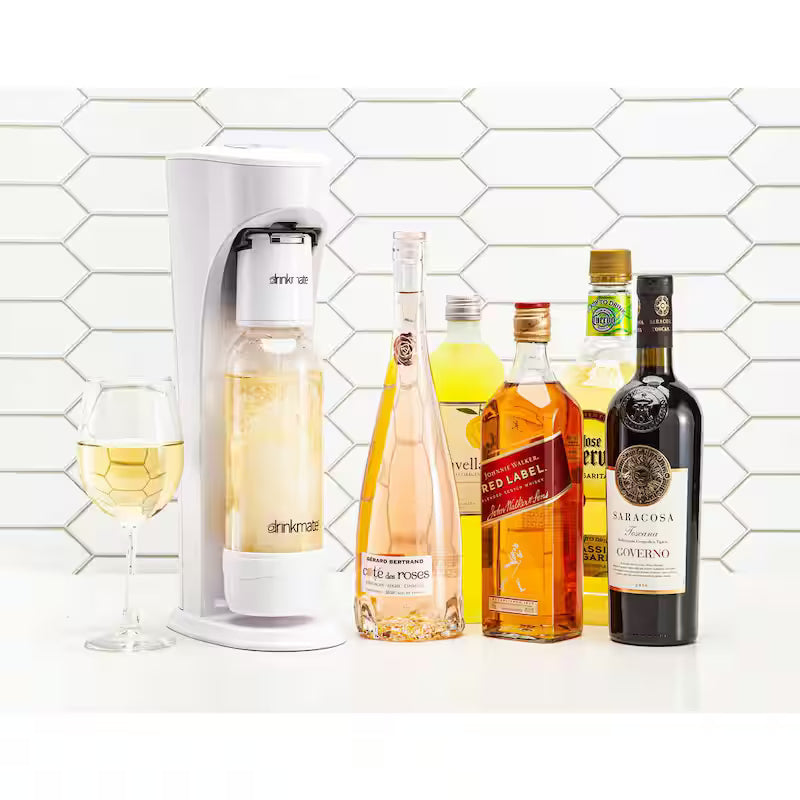 White Carbonating Water Machine Bottles 2-Pack E95902