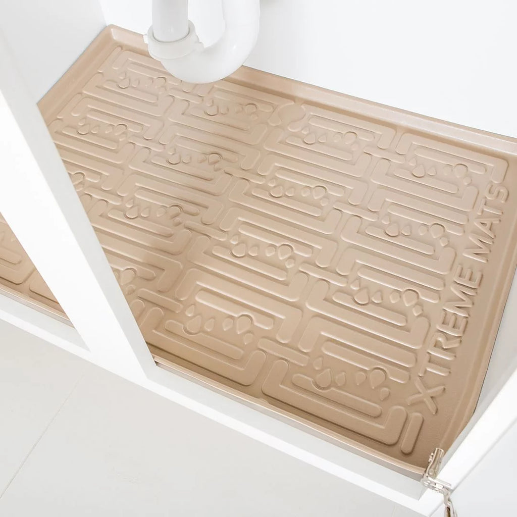Waterproof Under Sink Mat 22" x 19" Bathroom Shelf Protector P928767