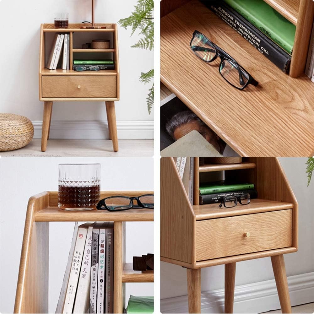 Oak Multifunctional Bedside Cabinet Night Stands P349