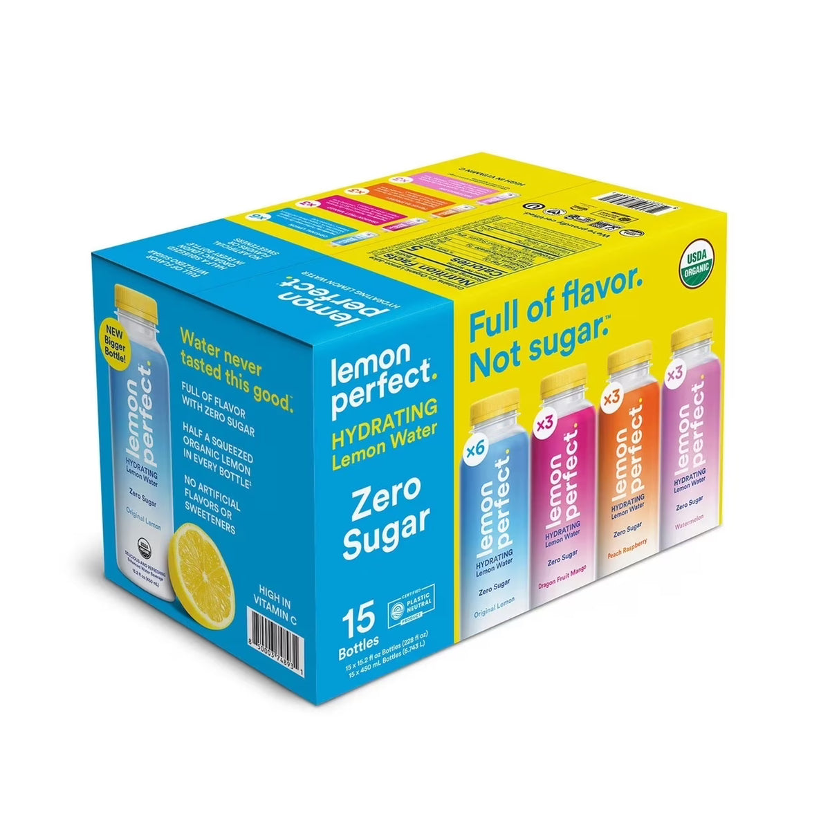 15.2 Fluid Ounce Flavored Water Variety Pack (Pack of 15) G759