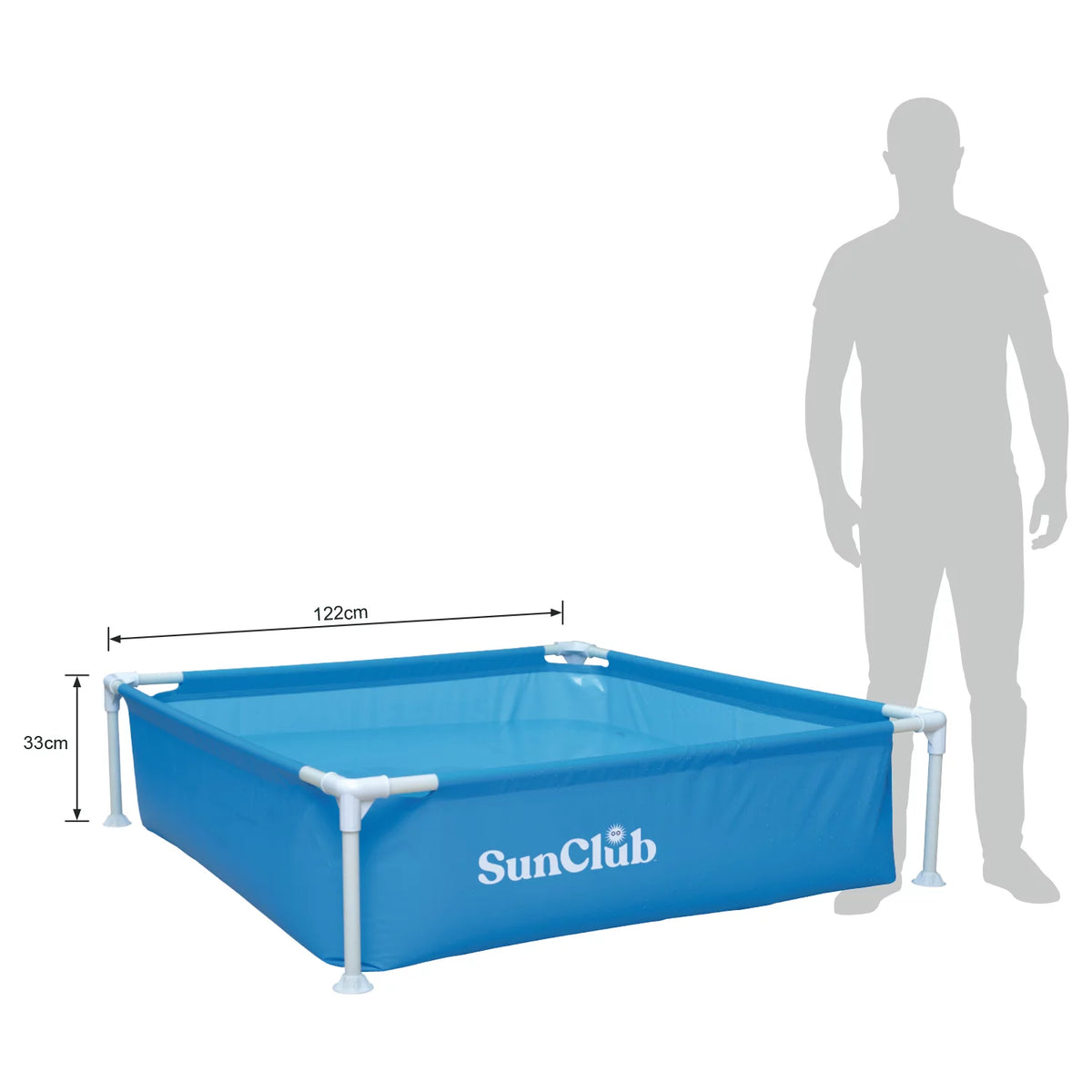 15 Foot x 36 Inch Steel Frame Above Ground Swimming Pool C311