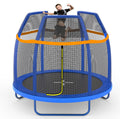 7 FT Trampoline with Enclosure Net & Safety Pad X433943