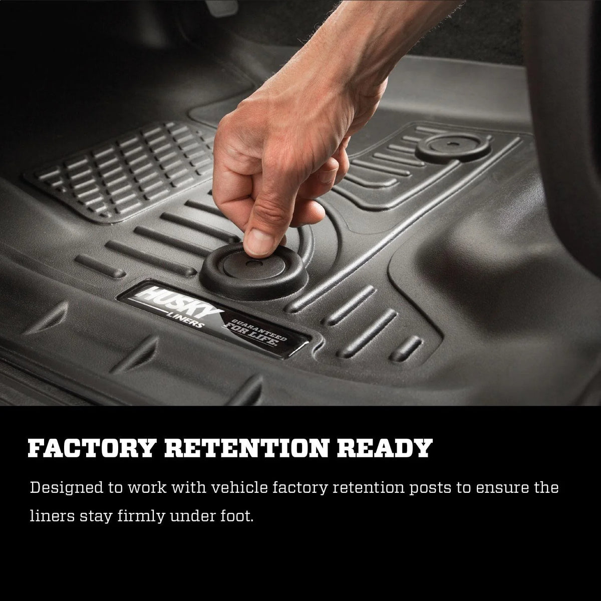 Black Front & 2nd Seat Floor Liners P11396