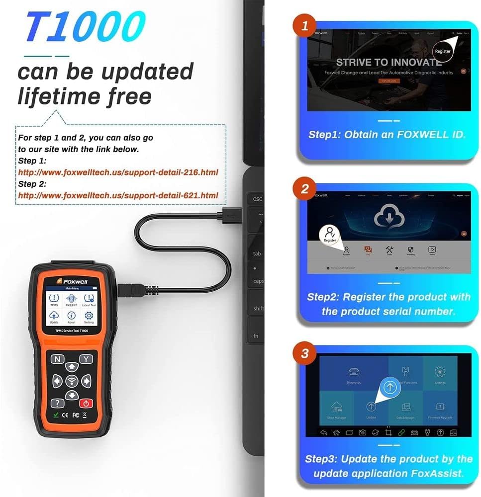 TPMS Sensor Relearn Tool with TPMS Sensor Activation V1315
