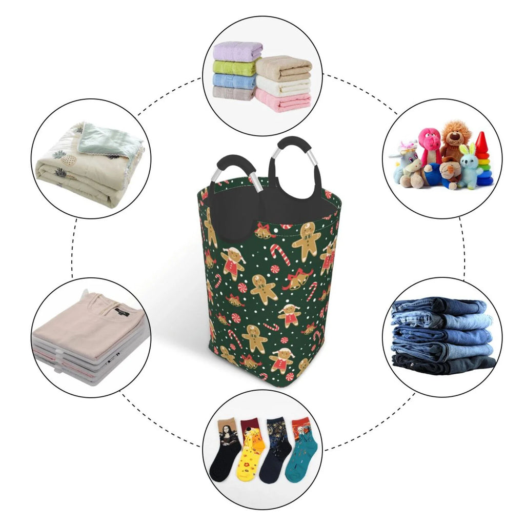 Collapsible Laundry Basket Hamper U96391