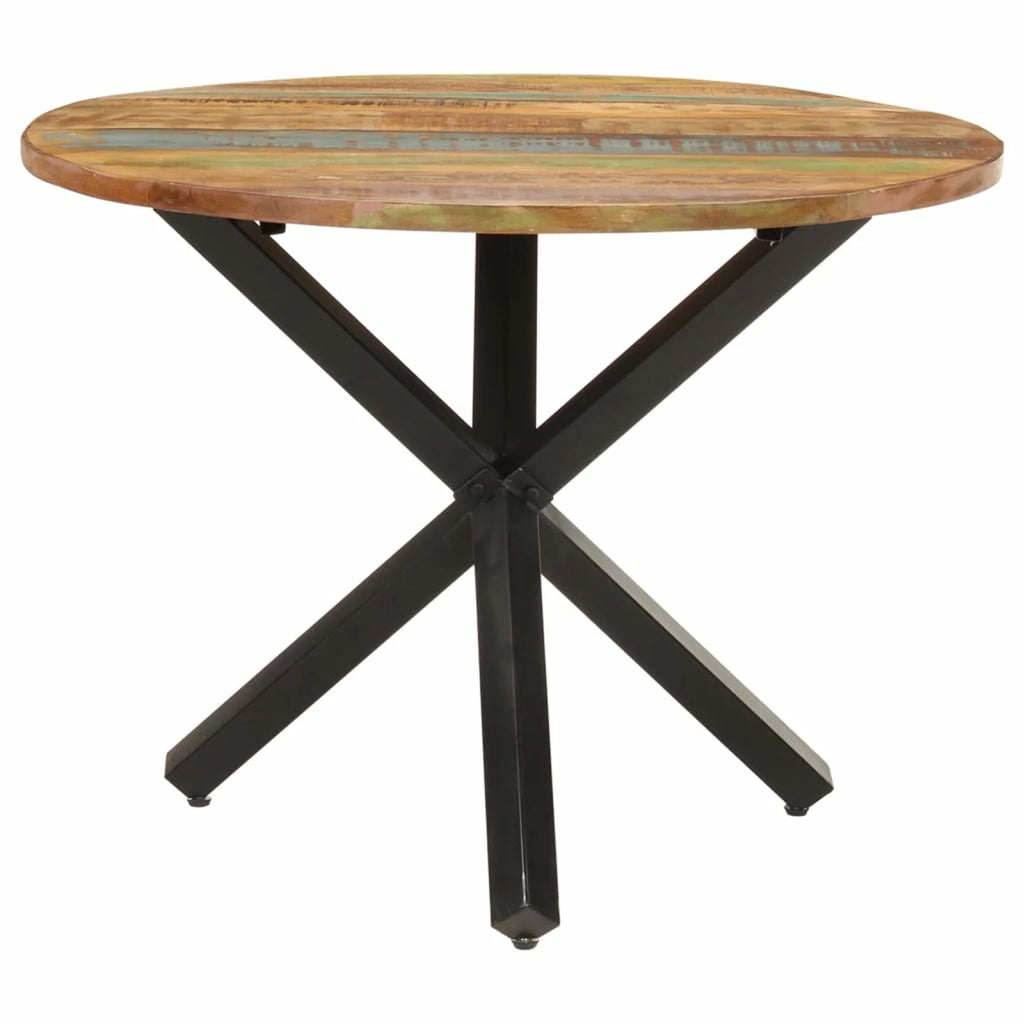 Round Solid Reclaimed Wood Dining Table I88888