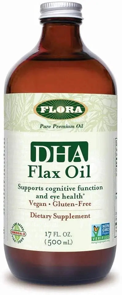 Organic Cold Pressed Unrefined Flax Seed Oil 17 fl. oz. D103074