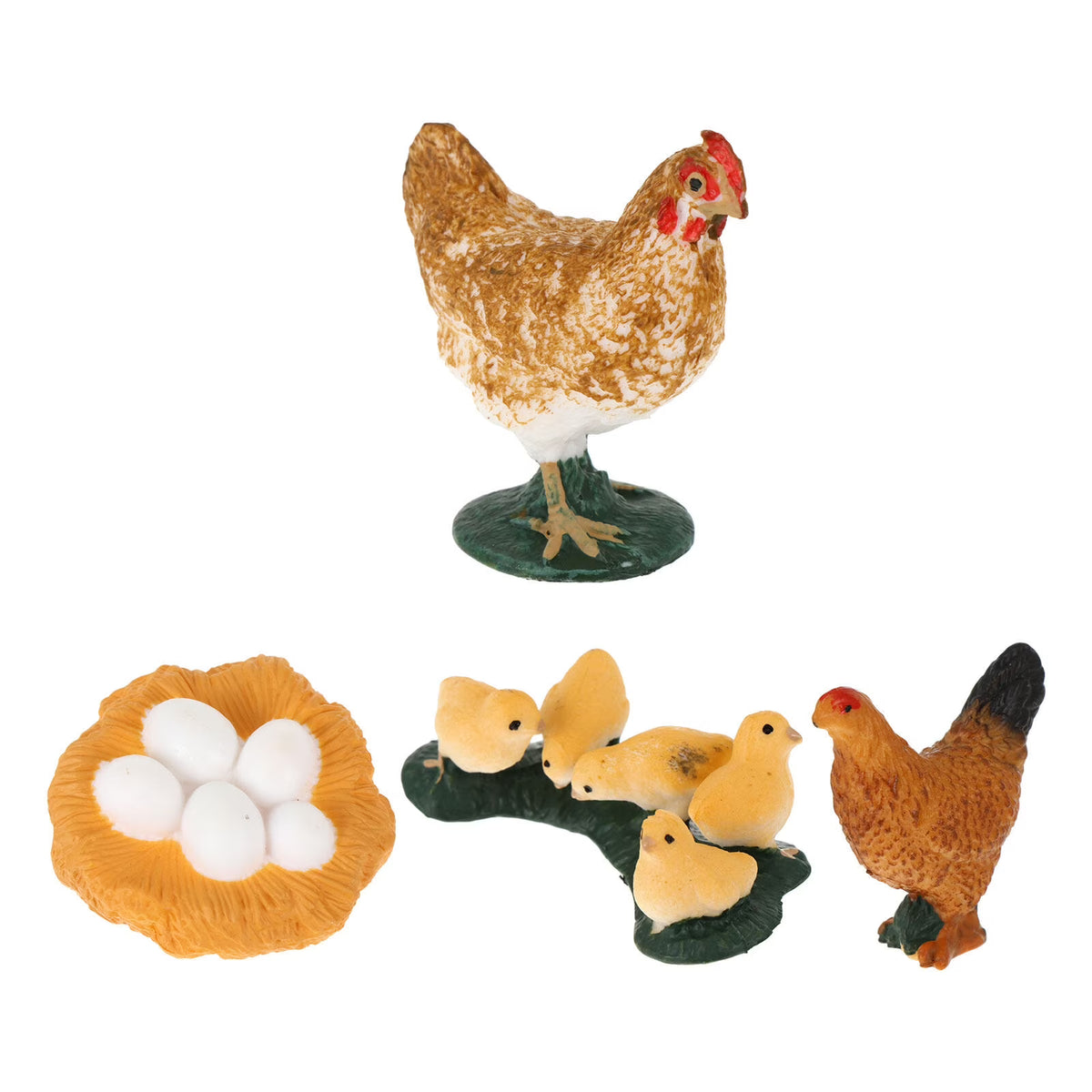 4pcs Chick Life Cycle Model Educational Toys U58958