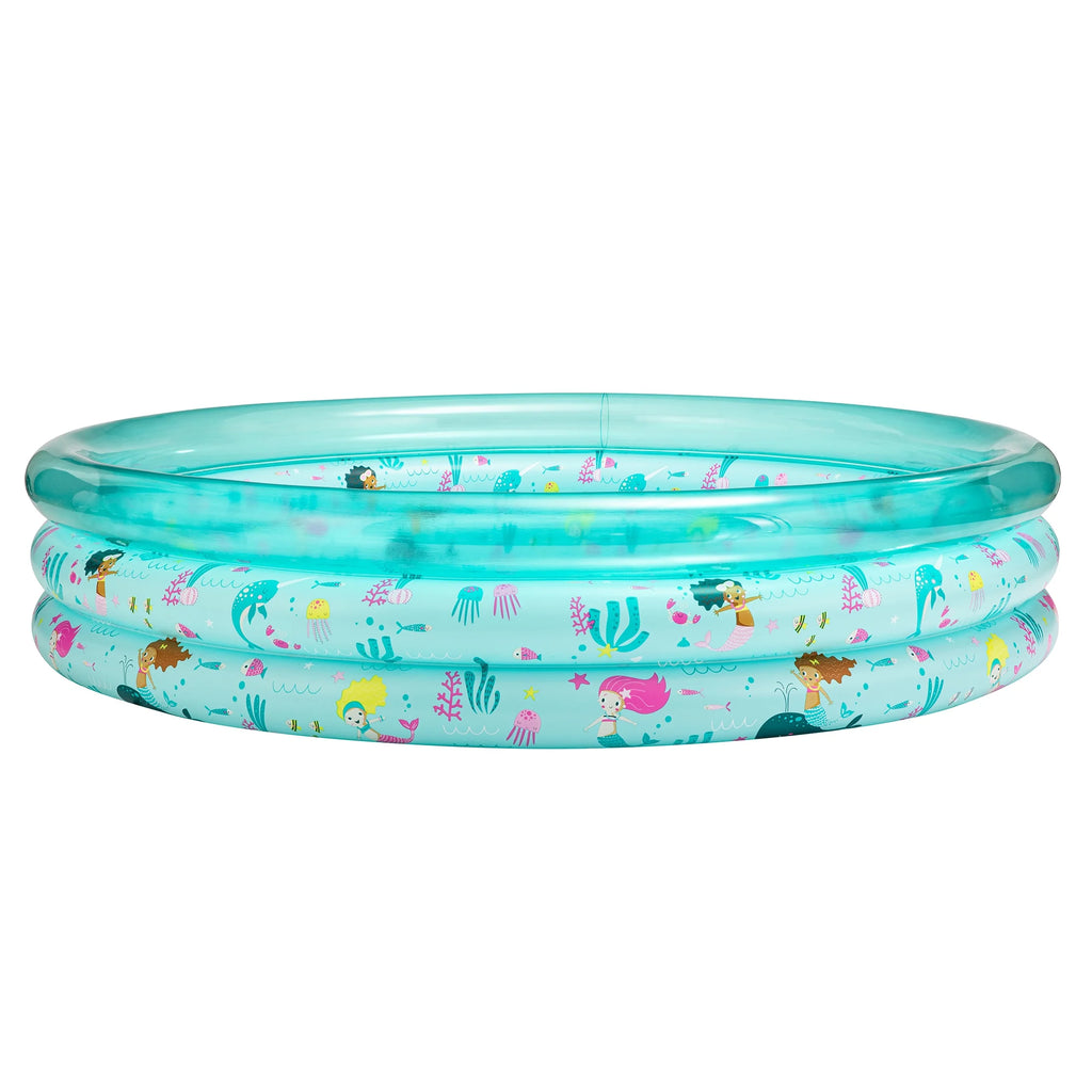 Blue Inflatable Round Swimming Pool Z31711