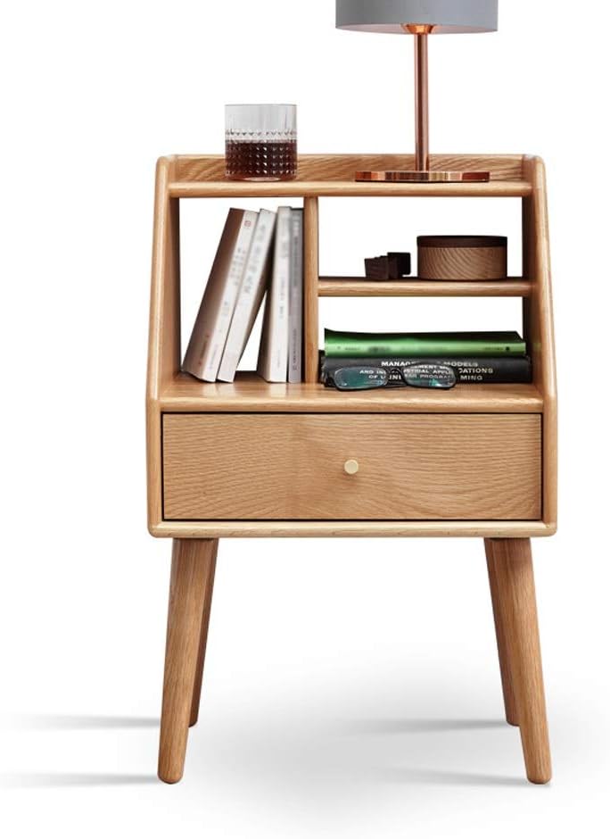 Oak Multifunctional Bedside Cabinet Night Stands P349