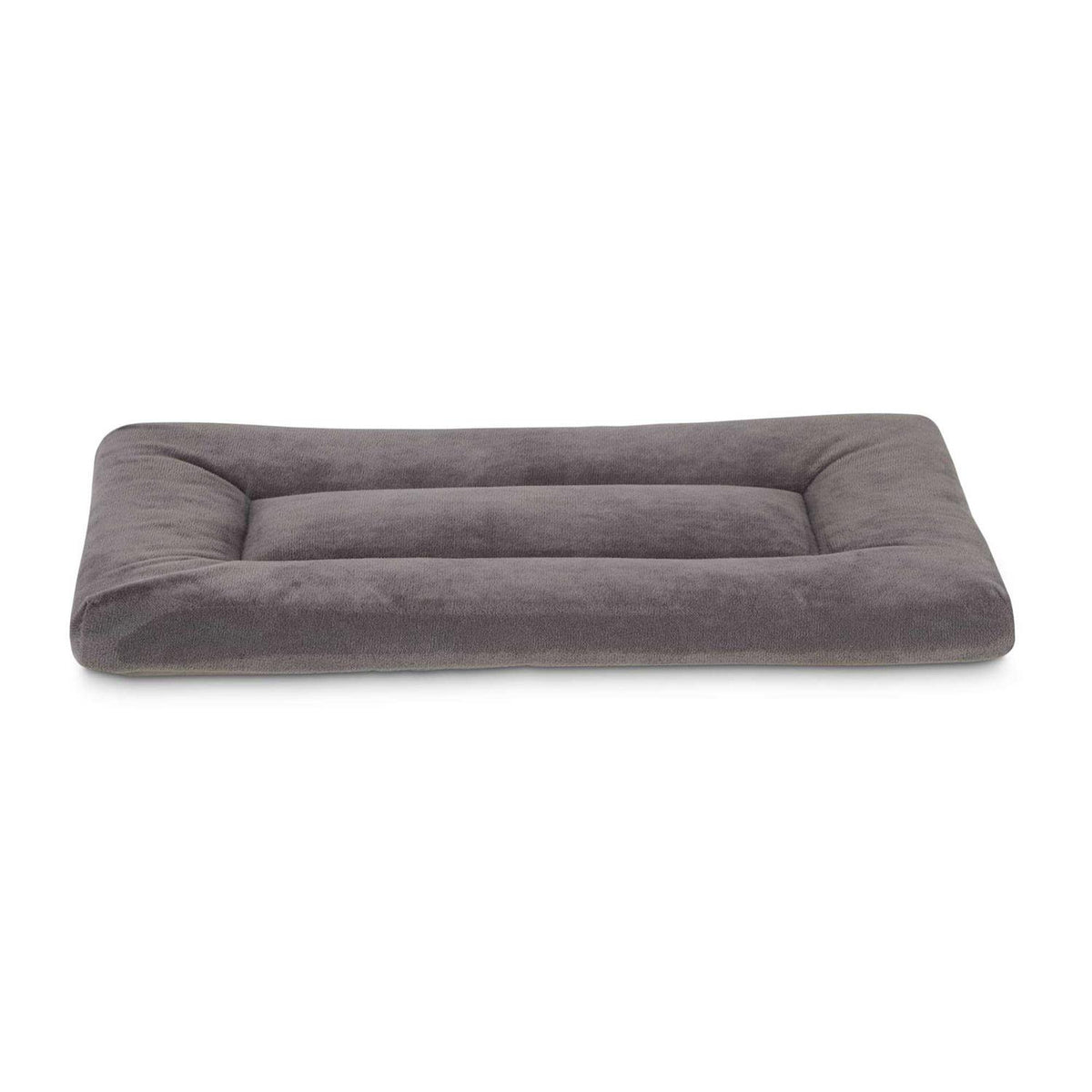 Dark Grey Velvet Dog Crate Mat and Pet Bed K868046