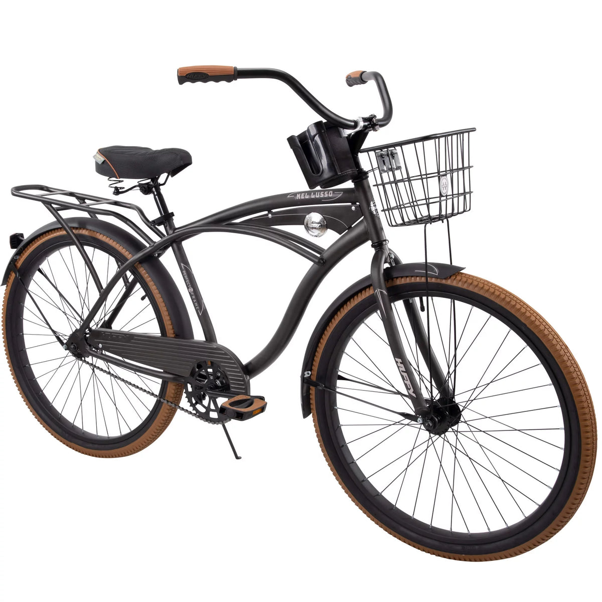 Charcoal 26 In. Single-Speed Cruiser Bike I511