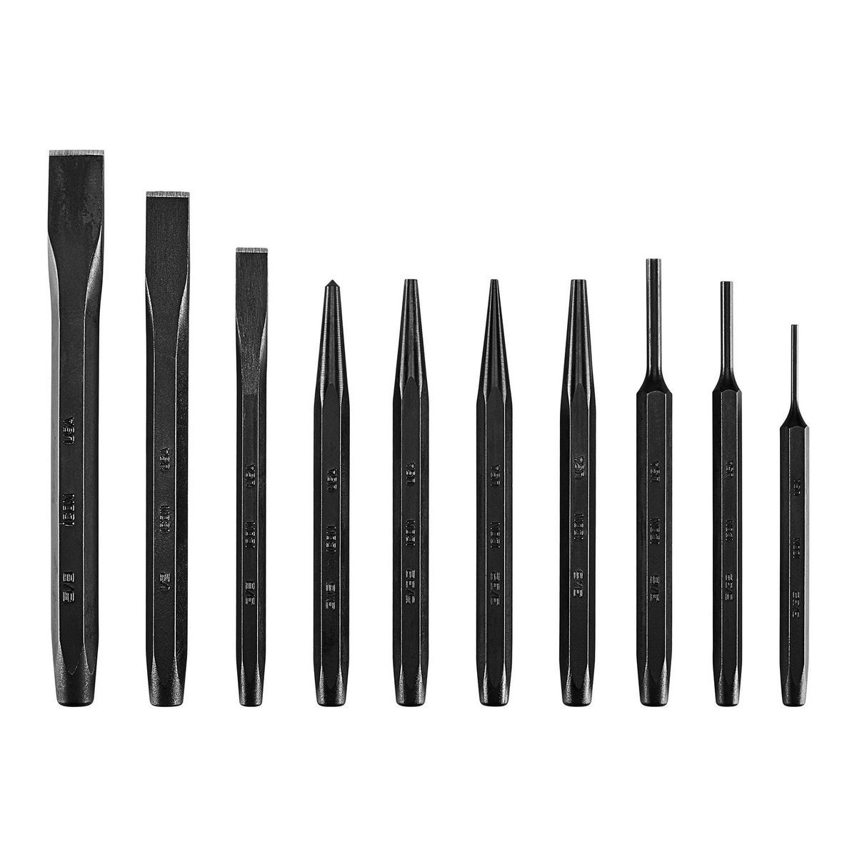Punch and Chisel Set, 10-Piece C495173