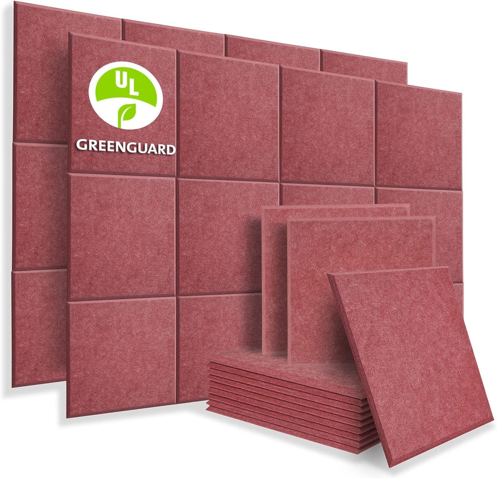 Art Acoustic Panels 12"x12" 6 Pack Sound Absorbing Wall Panel L4543