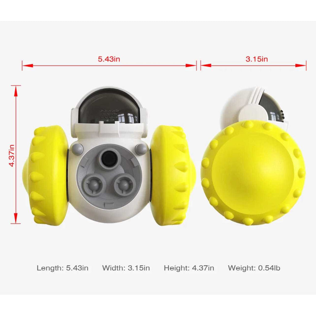 Robot Shaped Treat Dispenser Push Toy S434