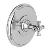 White Pressure Balanced Shower Trim N39608