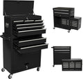 Red 8 Drawer Rolling Metal Tool Chest with Wheels M378