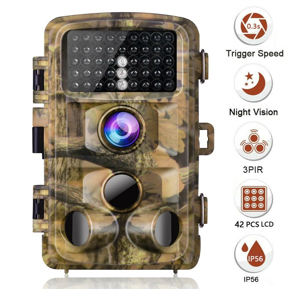 1080P Waterproof Game Camera with Night Vision and SD Card Y1027