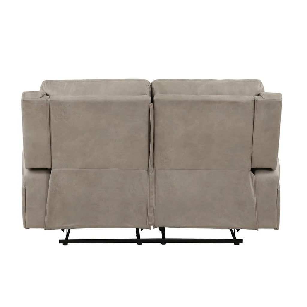 Brown 2-Piece Microfiber Reclining Sofa Set S371962