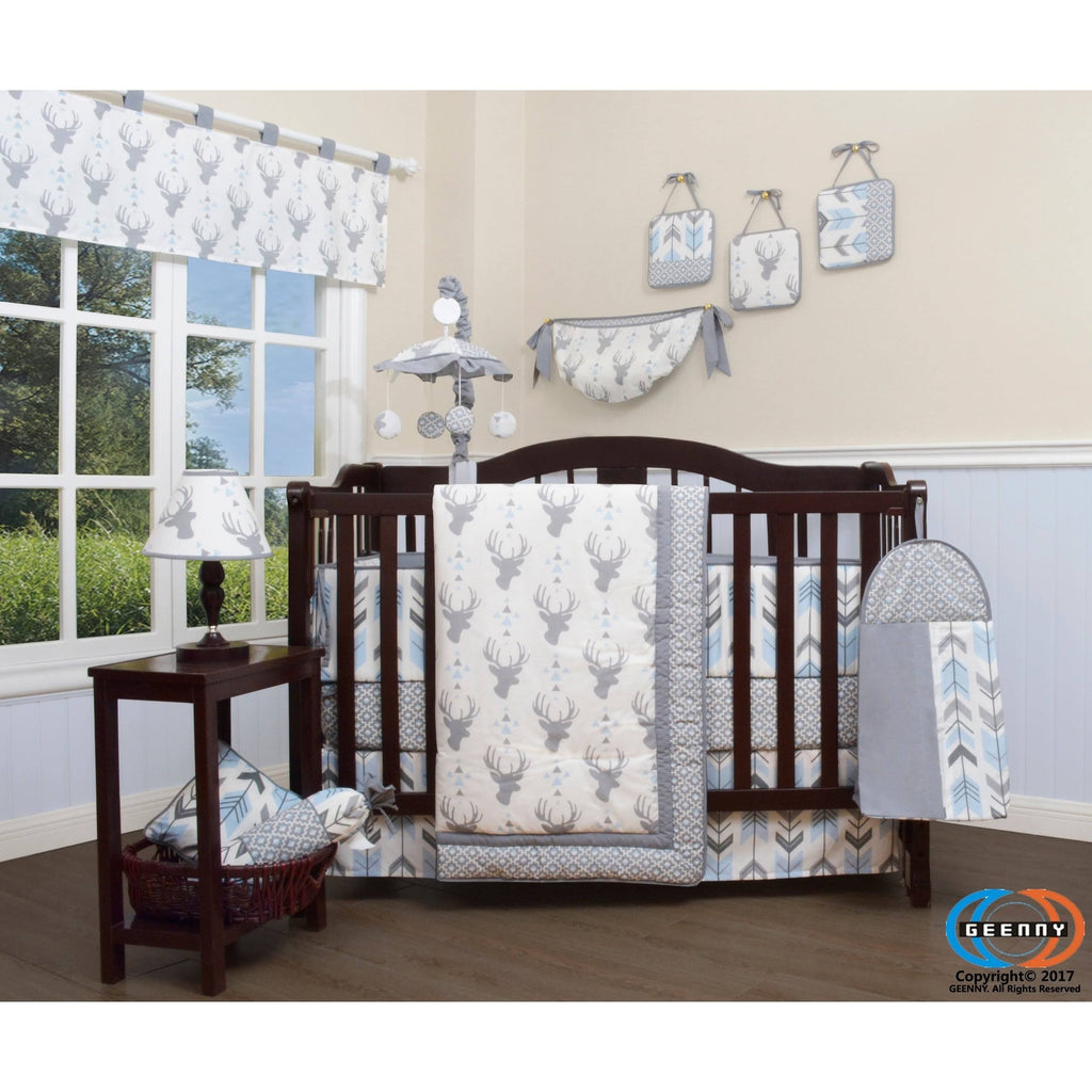 13 Piece Baby Nursery Crib Bedding Set Y31412
