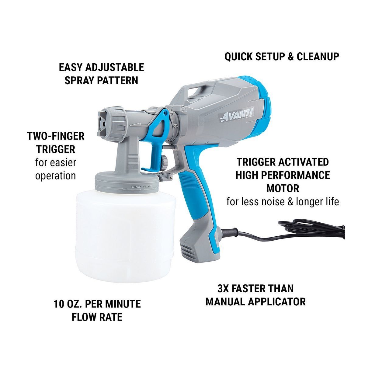 Handheld HVLP Paint and Stain Sprayer C72091