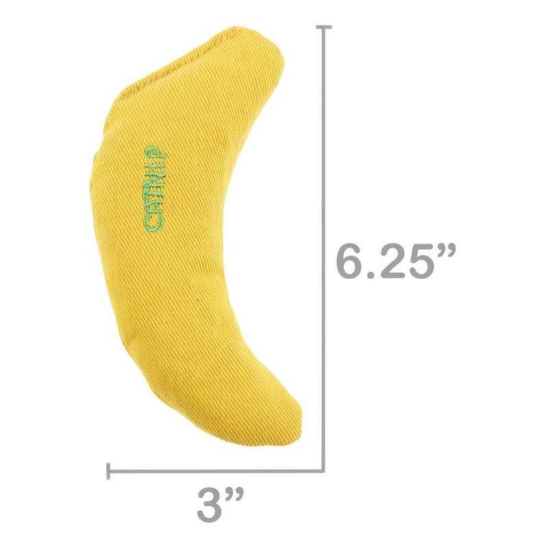 Catnip Filled Banana Shaped Cat Toy L934518