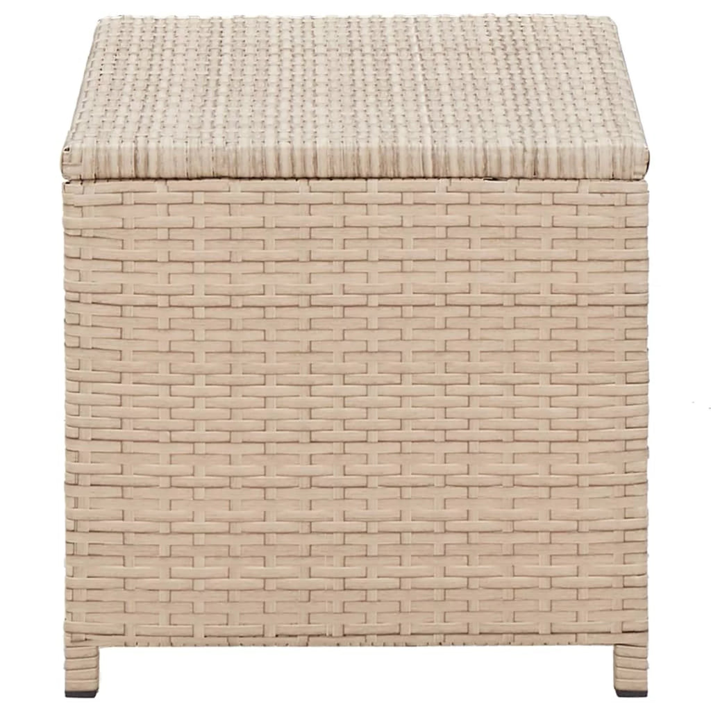 Beige Poly Rattan Coffee Table Q242