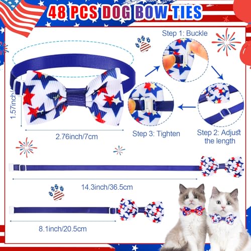 Adjustable Plaid Striped Dog Bandanas Y424299