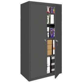 Charcoal All-Welded Storage Cabinet P643