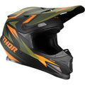 Green/Orange Offroad Helmet H6087
