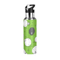 Green Stainless Steel Insulated Water Bottle with Straw Lid K20136