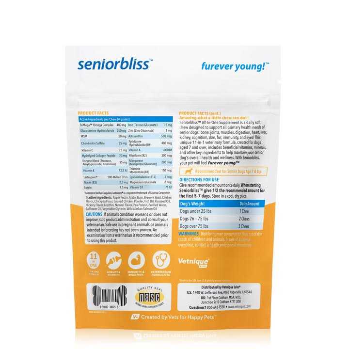 Senior Dogs Supplement B8101