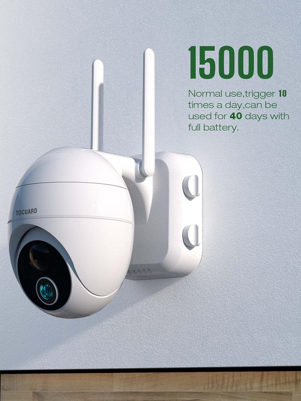 Wireless Outdoor Security Camera with 360° Night Vision H360290