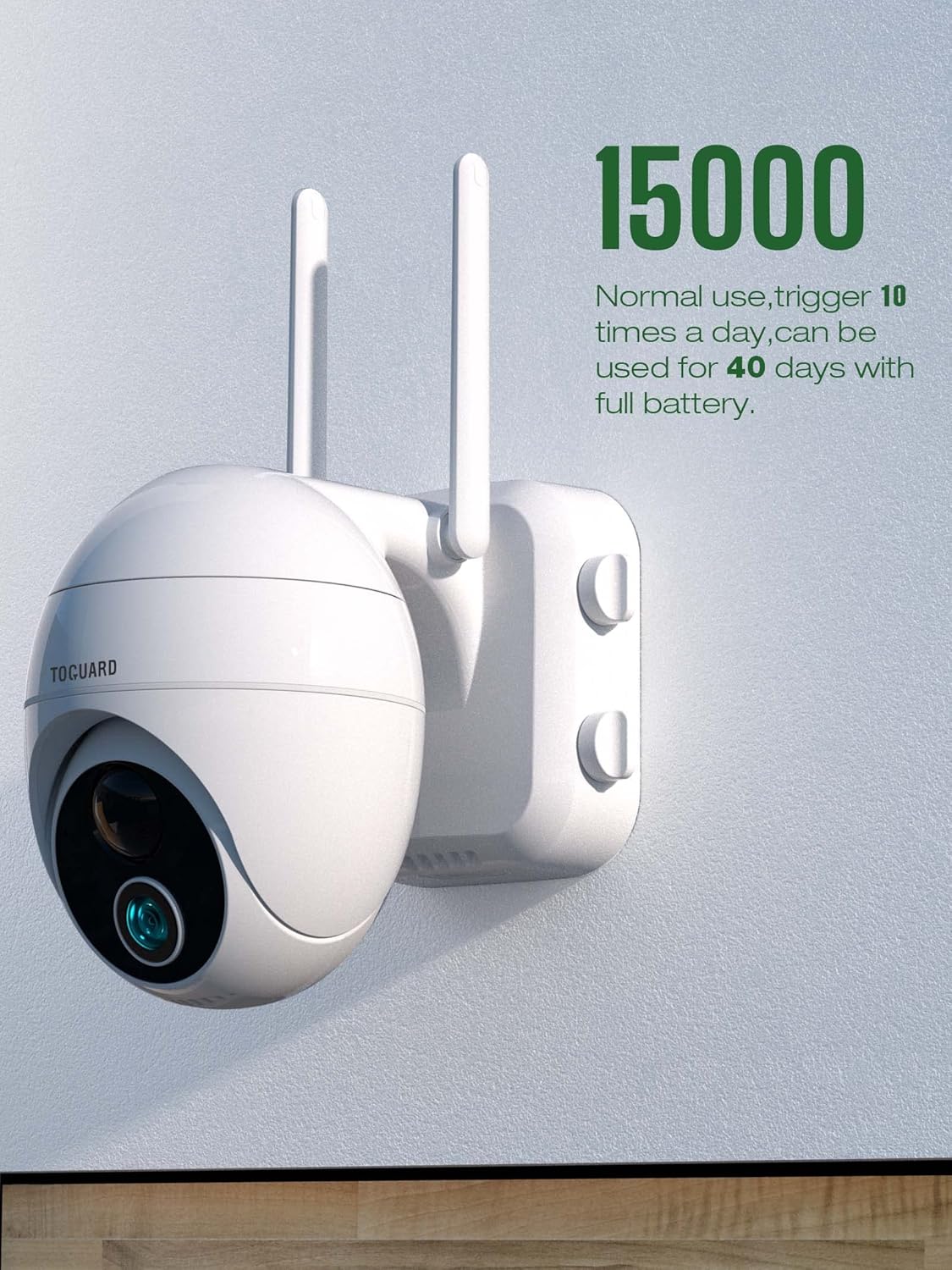 Wireless Outdoor Security Camera with 360° Night Vision H360290