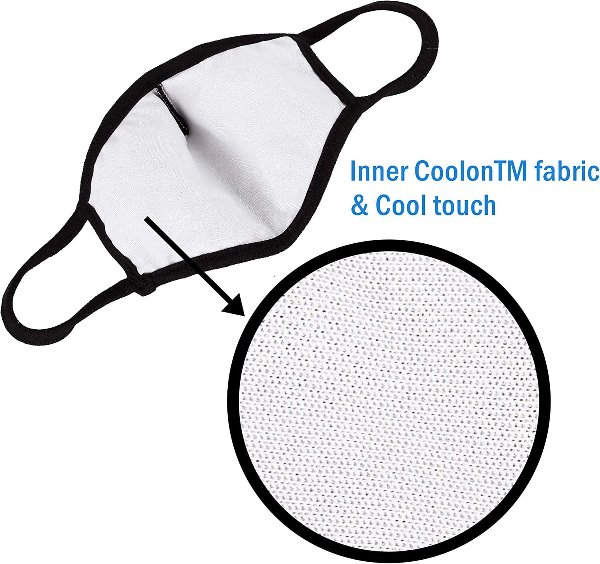 3-Ply Washable Reusable Cloth Face Mask with Nose Wire 6 Pack H70133