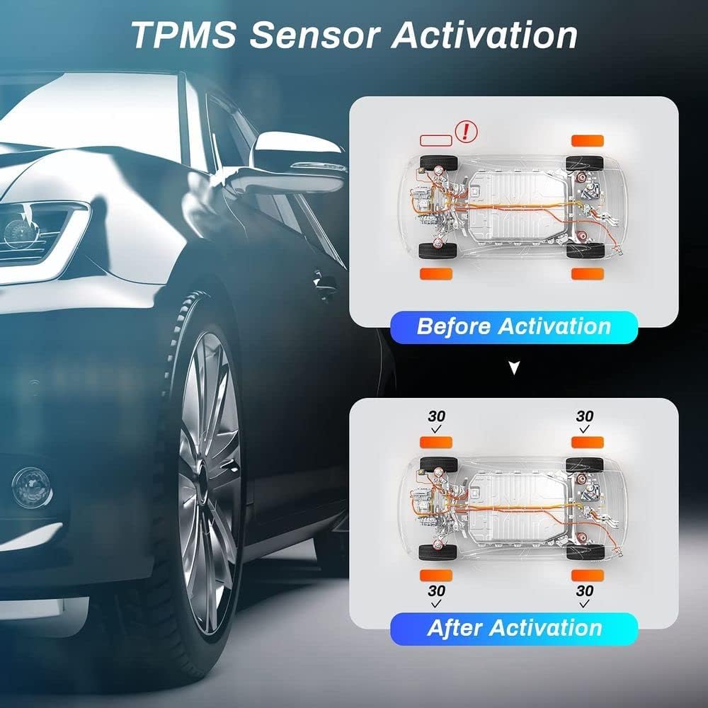 TPMS Sensor Relearn Tool with TPMS Sensor Activation V1315