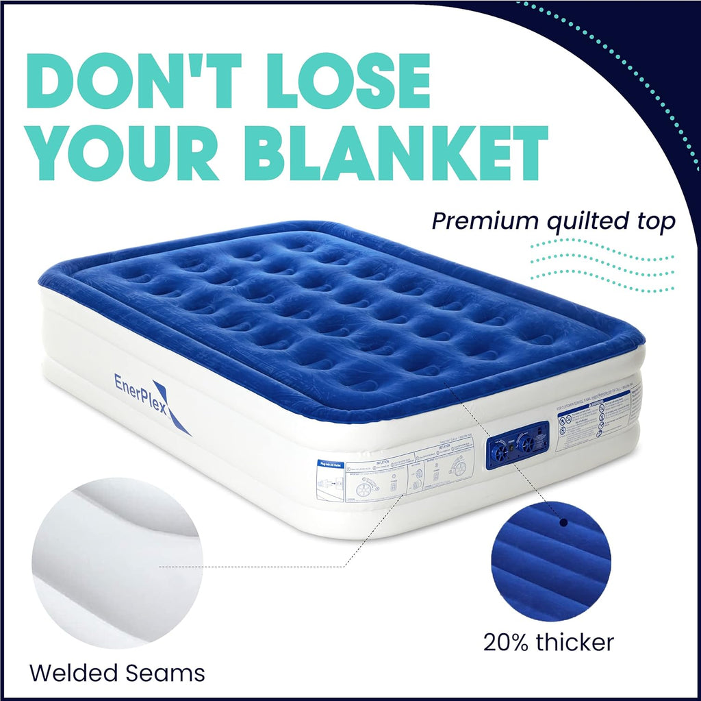 Luxury Queen Inflatable Air Mattress with Built-in Dual Pump H68565