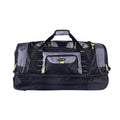 30 in. 2-Section Drop-Bottom Rolling Duffel, Black/Gray H46898