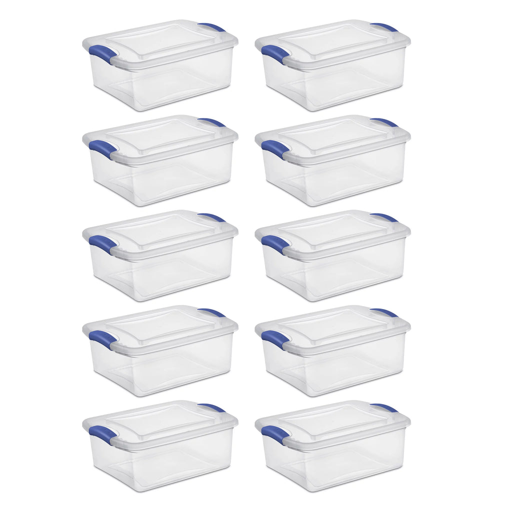 15 Qt Latch Box Set of 10 A27941