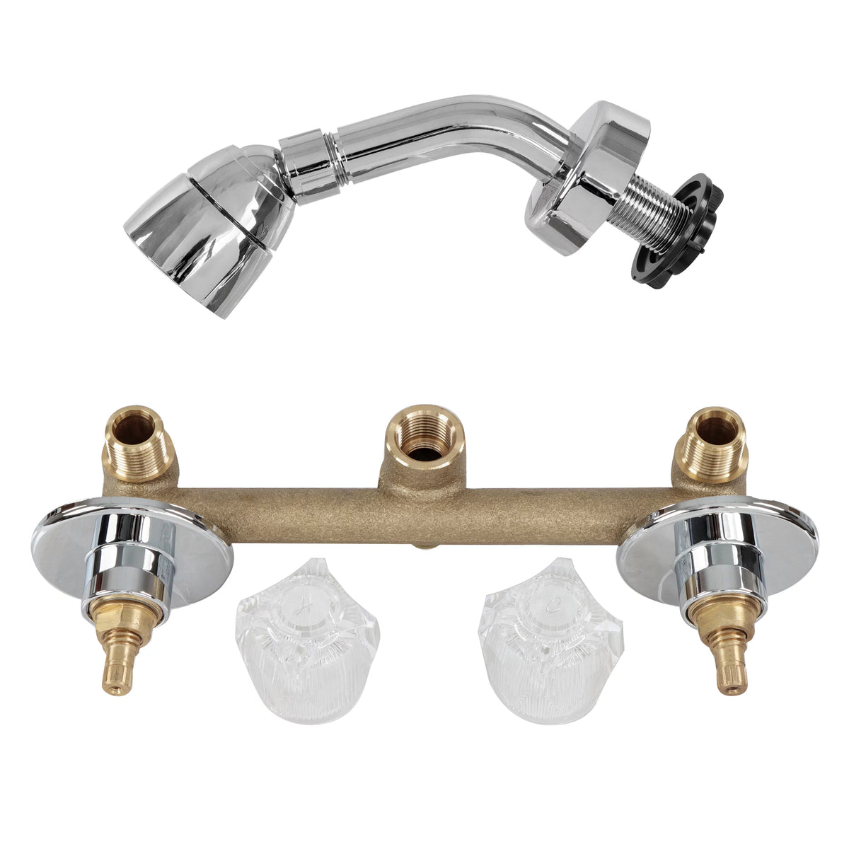 Concealed Shower Faucet 8in Shower System with Knobs K5758