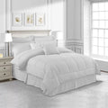 10 Piece Cal King Size Plaid Comforter Set T301273